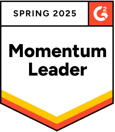 G2 Momentum Leader Spring 2025 badge