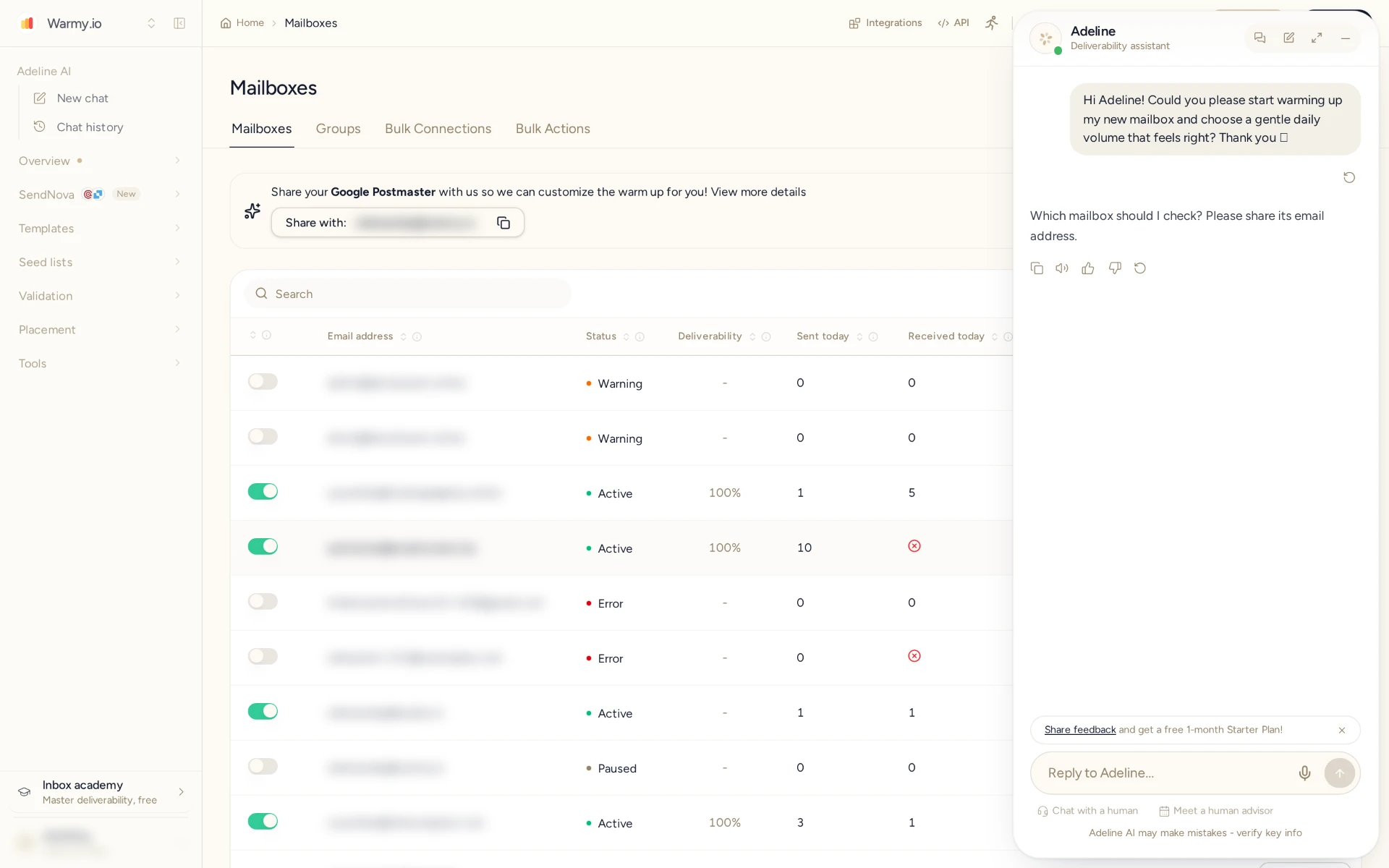 Deliverability Insights